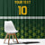 Custom Pakistan Men in Green Cricket-The Super Stars Window Curtain