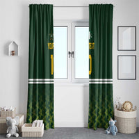 Custom Pakistan Men in Green Cricket-The Super Stars Window Curtain