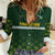 Custom Pakistan Men in Green Cricket-The Super Stars Women Casual Shirt