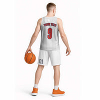 Custom England Football Basketball Jersey Retro-Modern Combination Style