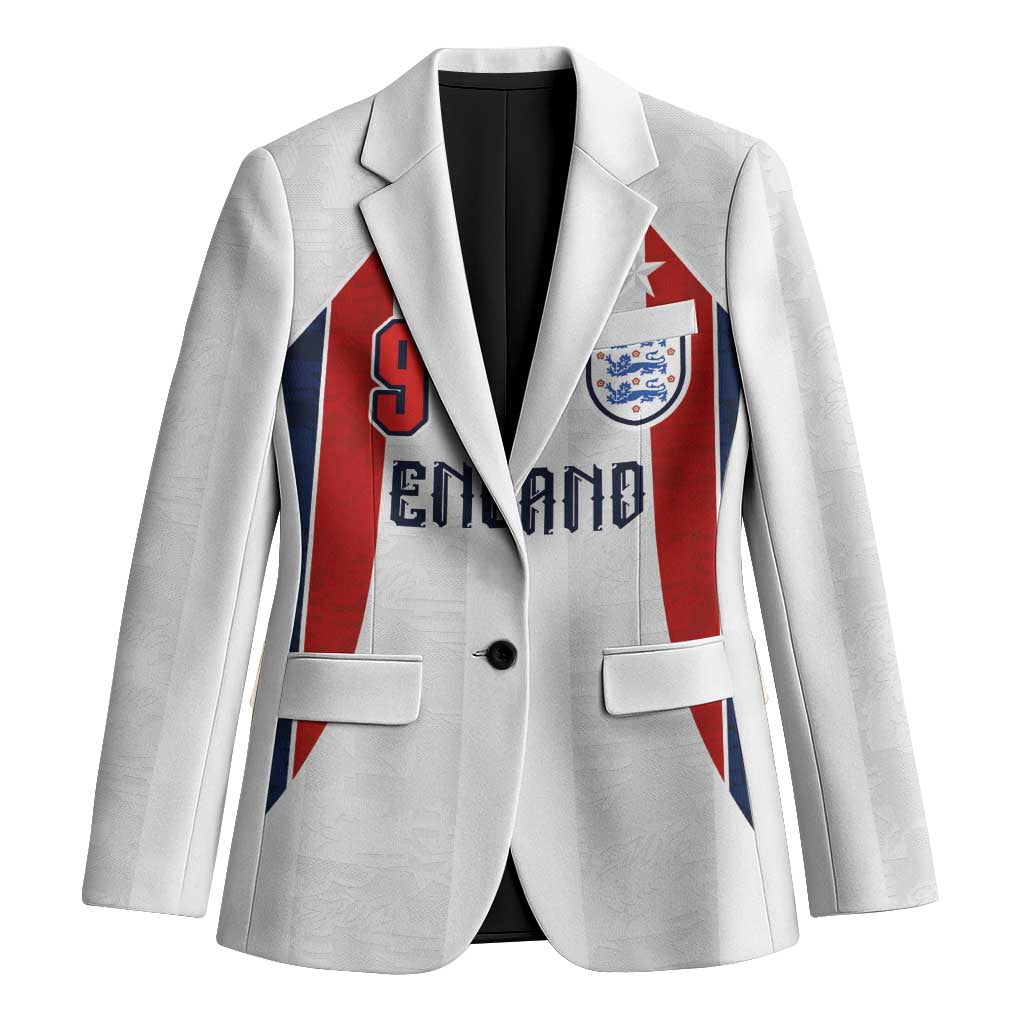 Custom England Football Blazer Retro-Modern Combination Style