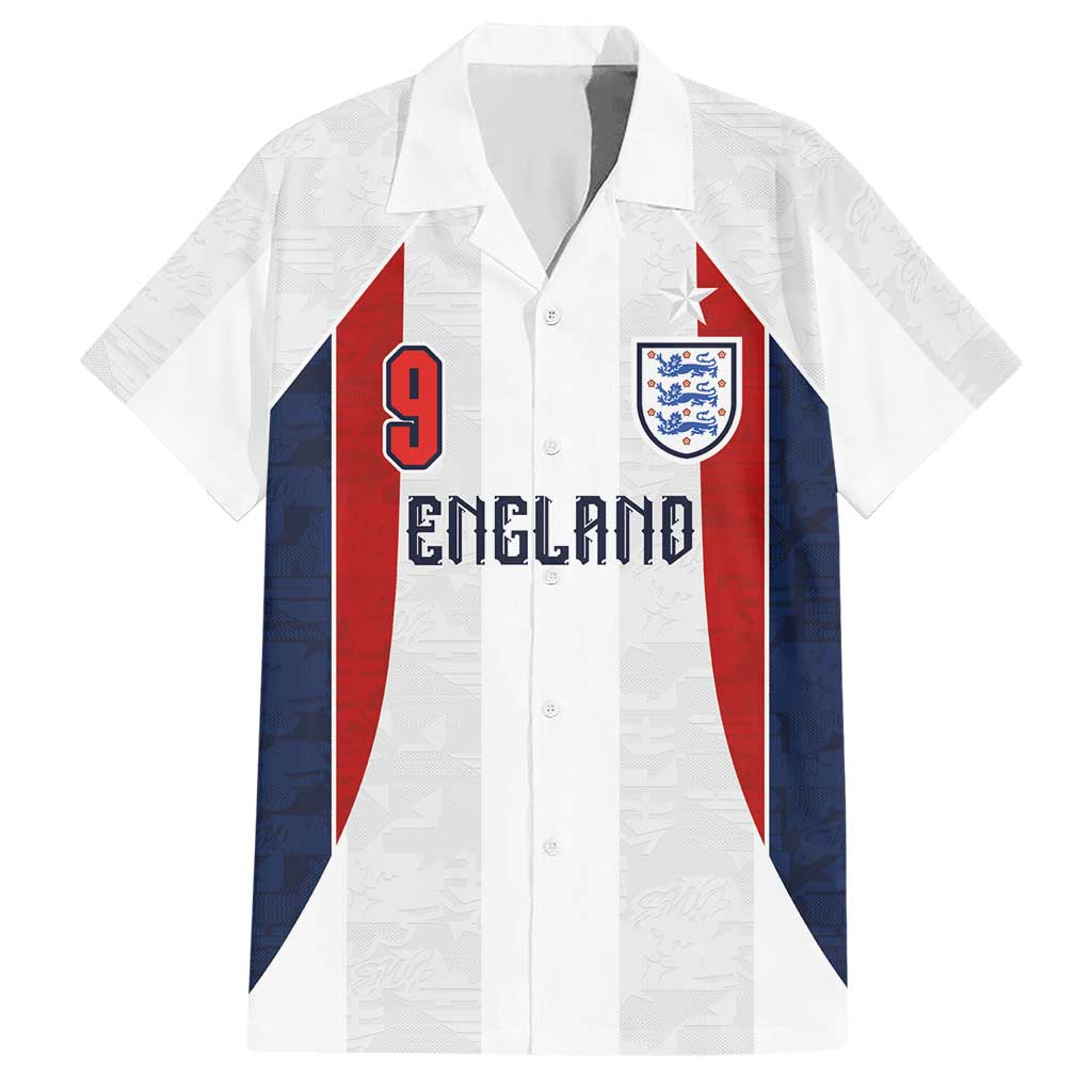 Custom England Football Hawaiian Shirt Retro-Modern Combination Style