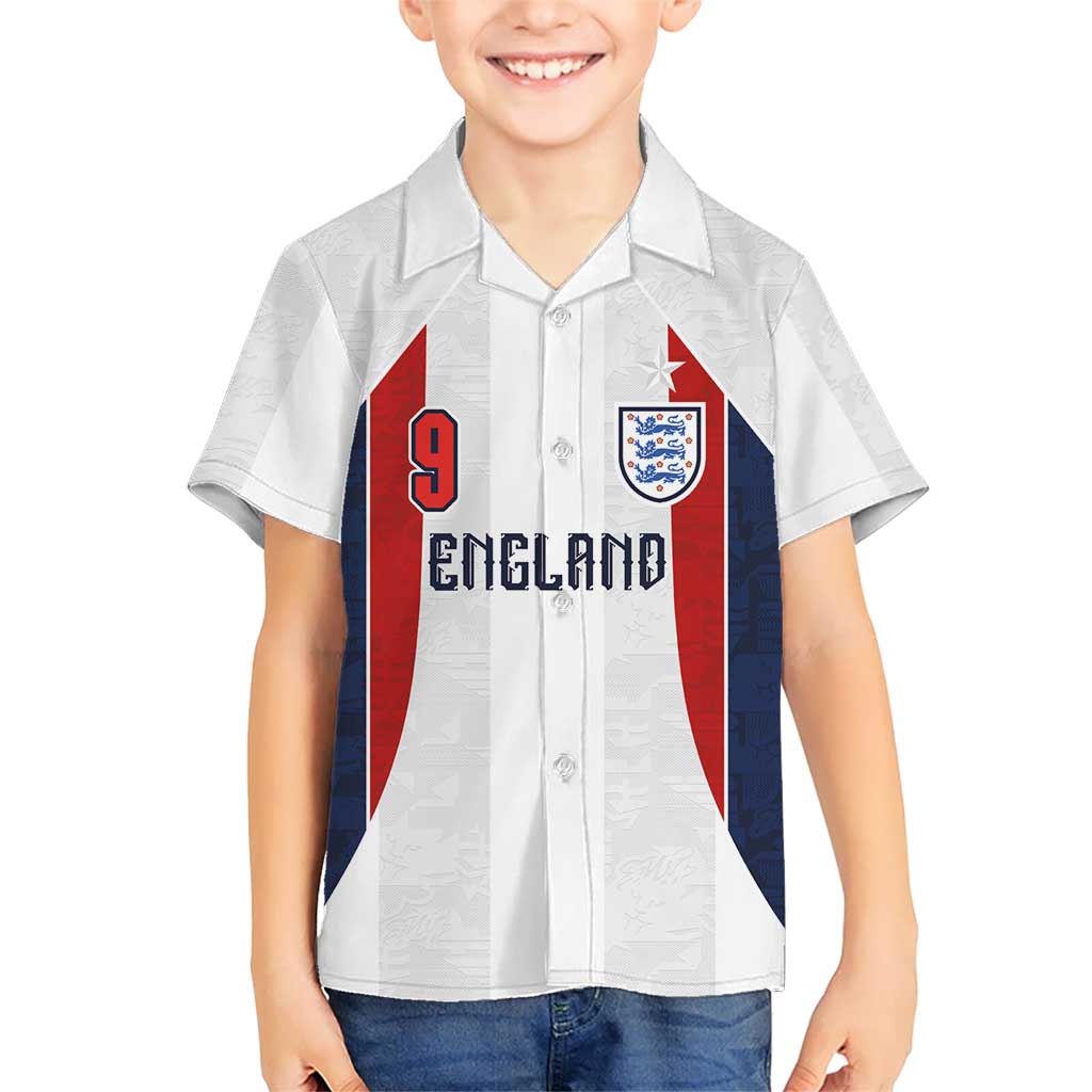 Custom England Football Hawaiian Shirt Retro-Modern Combination Style