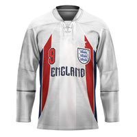 Custom England Football Hockey Jersey Retro-Modern Combination Style