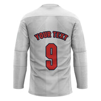 Custom England Football Hockey Jersey Retro-Modern Combination Style