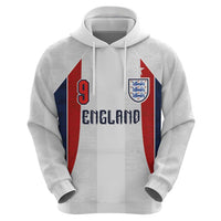 Custom England Football Hoodie Retro-Modern Combination Style