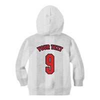 Custom England Football Kid Hoodie Retro-Modern Combination Style