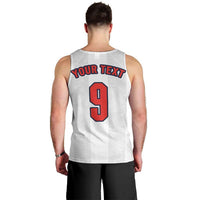 Custom England Football Men Tank Top Retro-Modern Combination Style