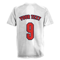 Custom England Football Rugby Jersey Retro-Modern Combination Style