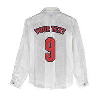 Custom England Football Women Casual Shirt Retro-Modern Combination Style