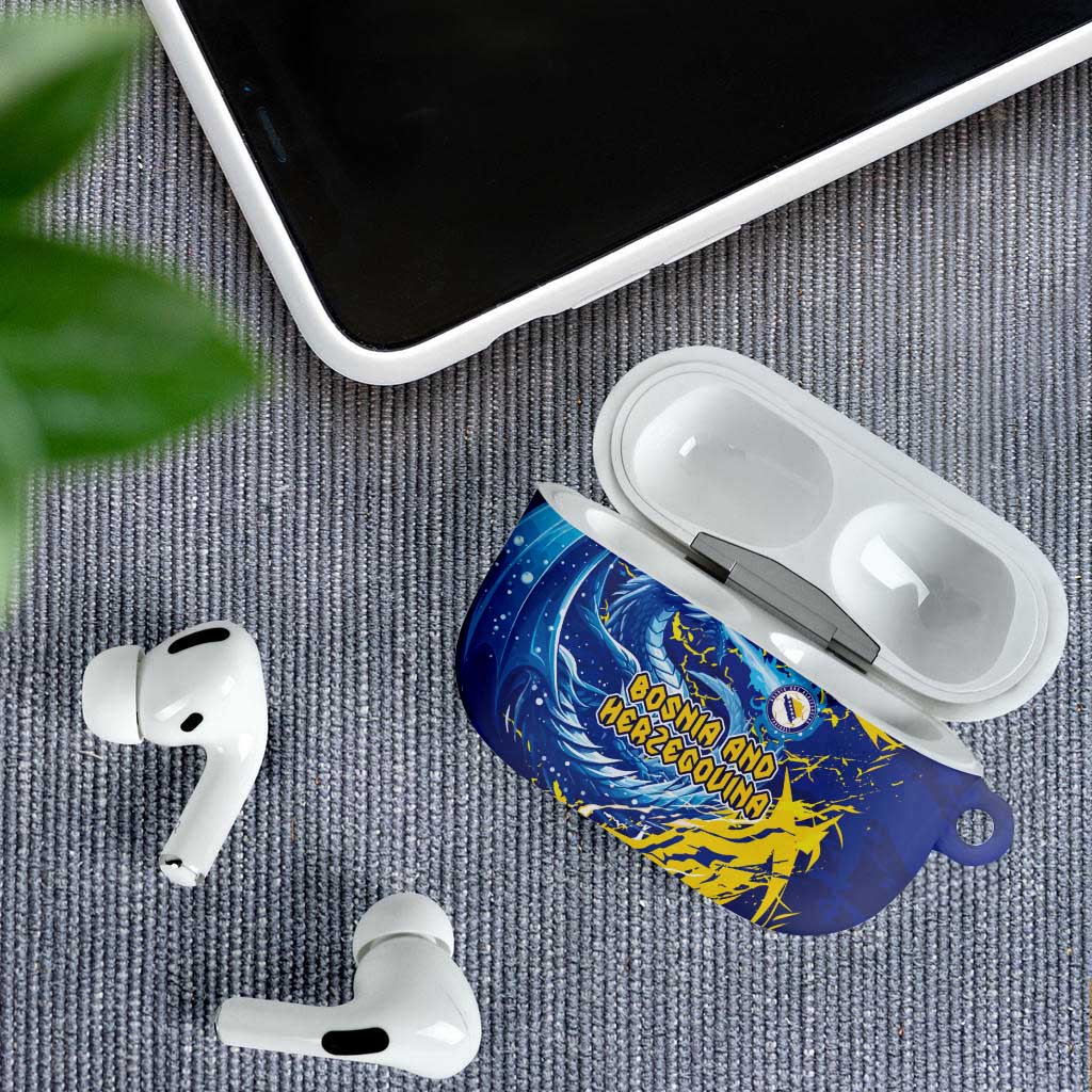 Bosnia and Herzegovina Football AirPods Case Zmajevi Mascot Sporty Style