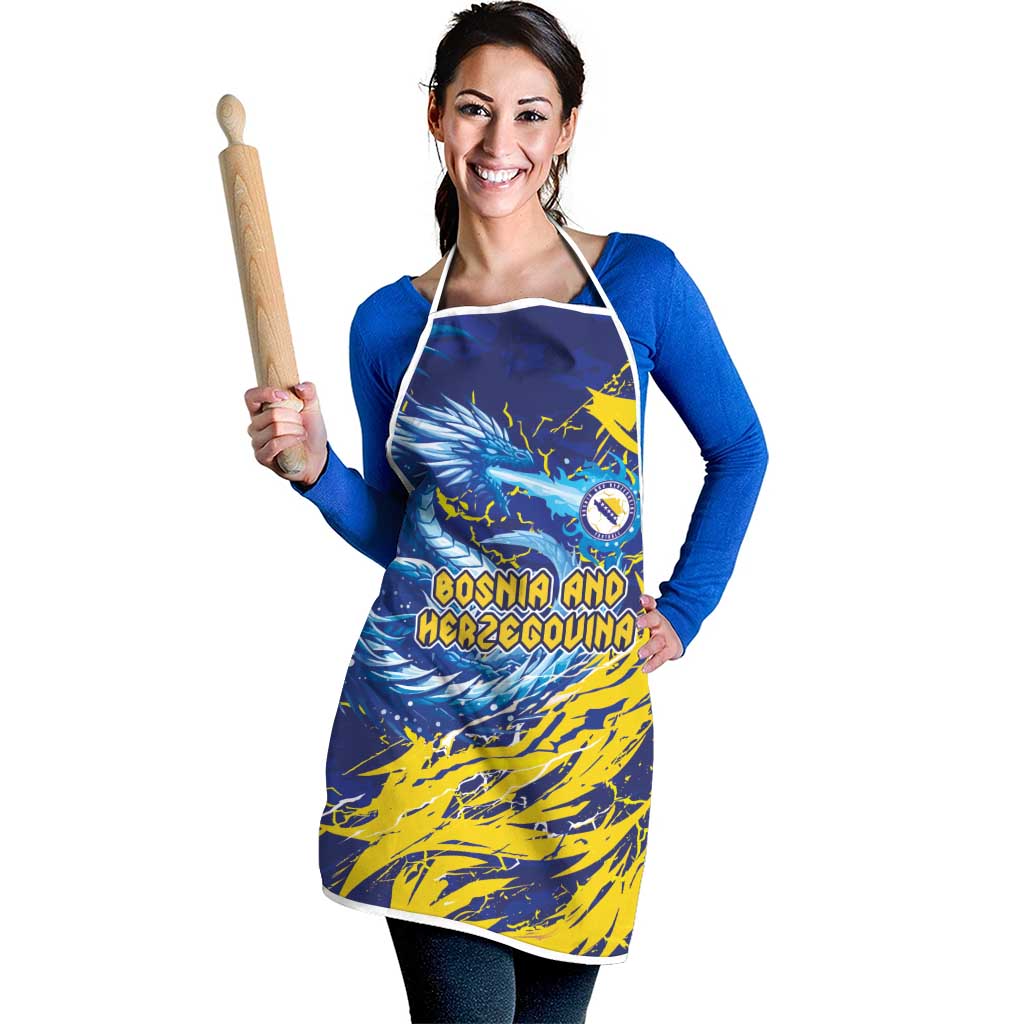 Bosnia and Herzegovina Football Apron Zmajevi Mascot Sporty Style