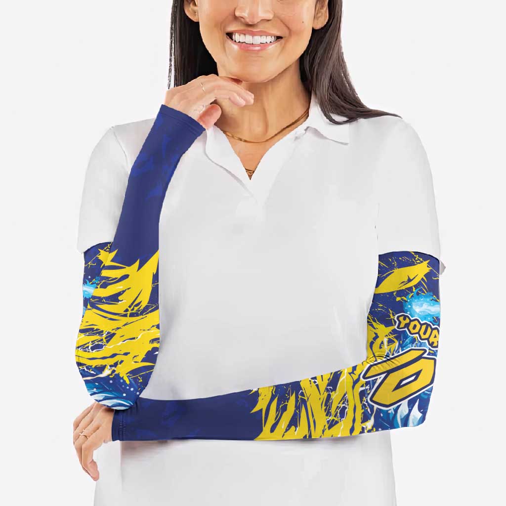 Custom Bosnia and Herzegovina Football Arm Sleeves Zmajevi Mascot Sporty Style