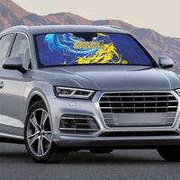 Bosnia and Herzegovina Football Auto Sun Shade Zmajevi Mascot Sporty Style