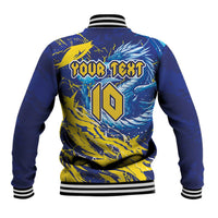 Custom Bosnia and Herzegovina Football Baseball Jacket Zmajevi Mascot Sporty Style