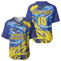 Custom Bosnia and Herzegovina Football Baseball Jersey Zmajevi Mascot Sporty Style