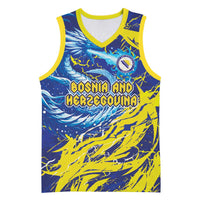 Custom Bosnia and Herzegovina Football Basketball Jersey Zmajevi Mascot Sporty Style