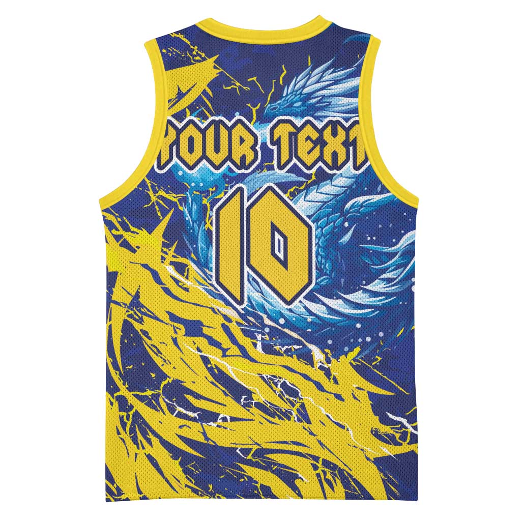Custom Bosnia and Herzegovina Football Basketball Jersey Zmajevi Mascot Sporty Style