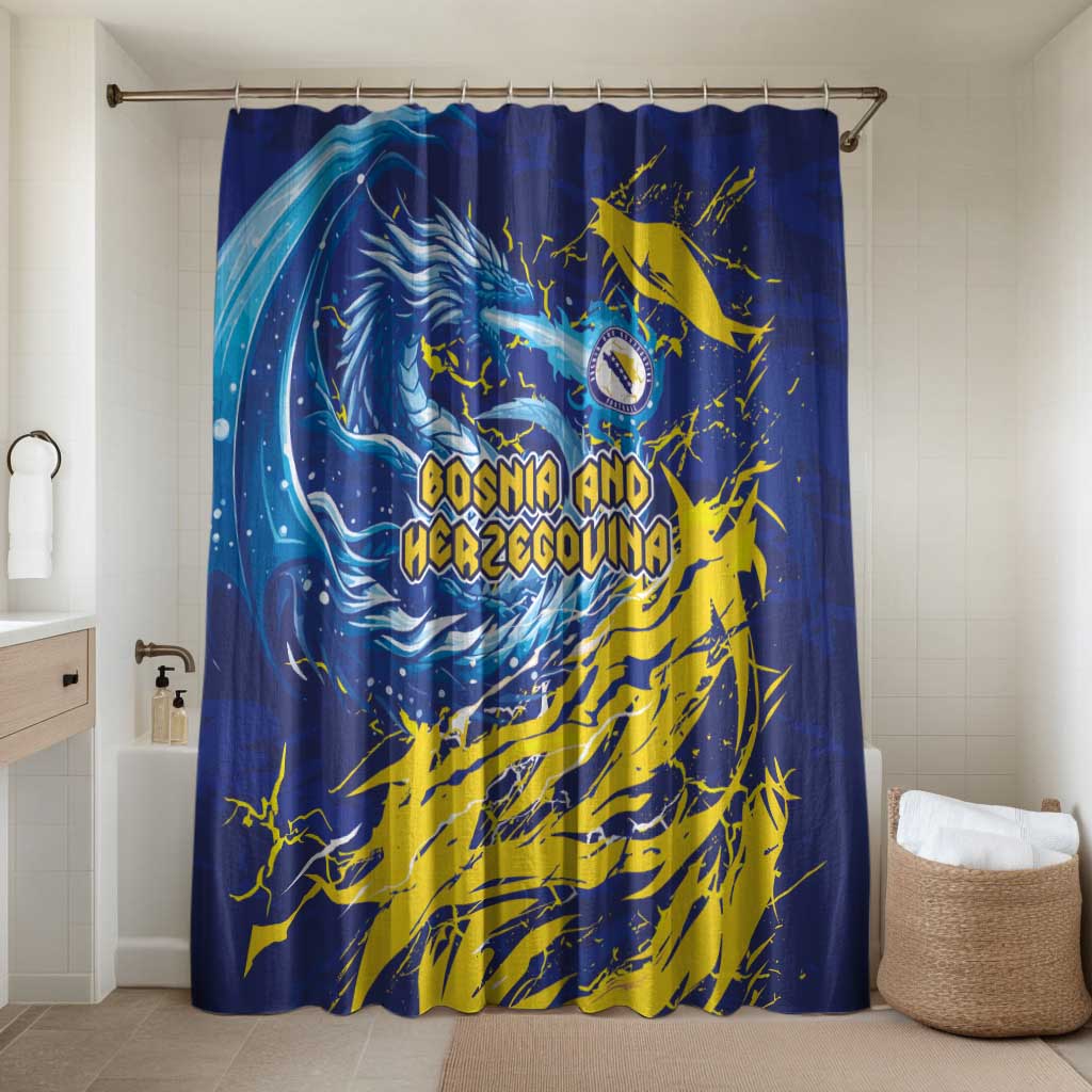 Bosnia and Herzegovina Football Bathroom Set Zmajevi Mascot Sporty Style