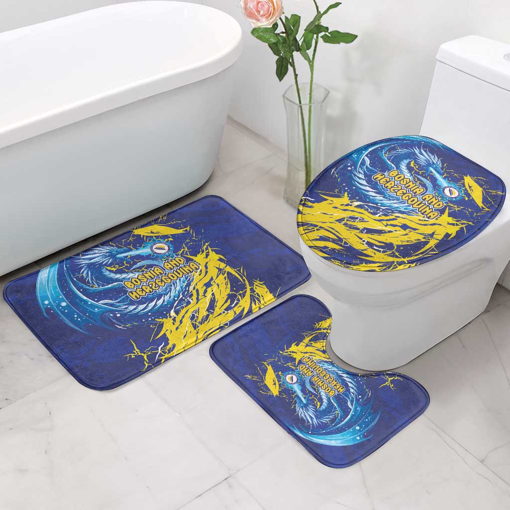 Bosnia and Herzegovina Football Bathroom Set Zmajevi Mascot Sporty Style