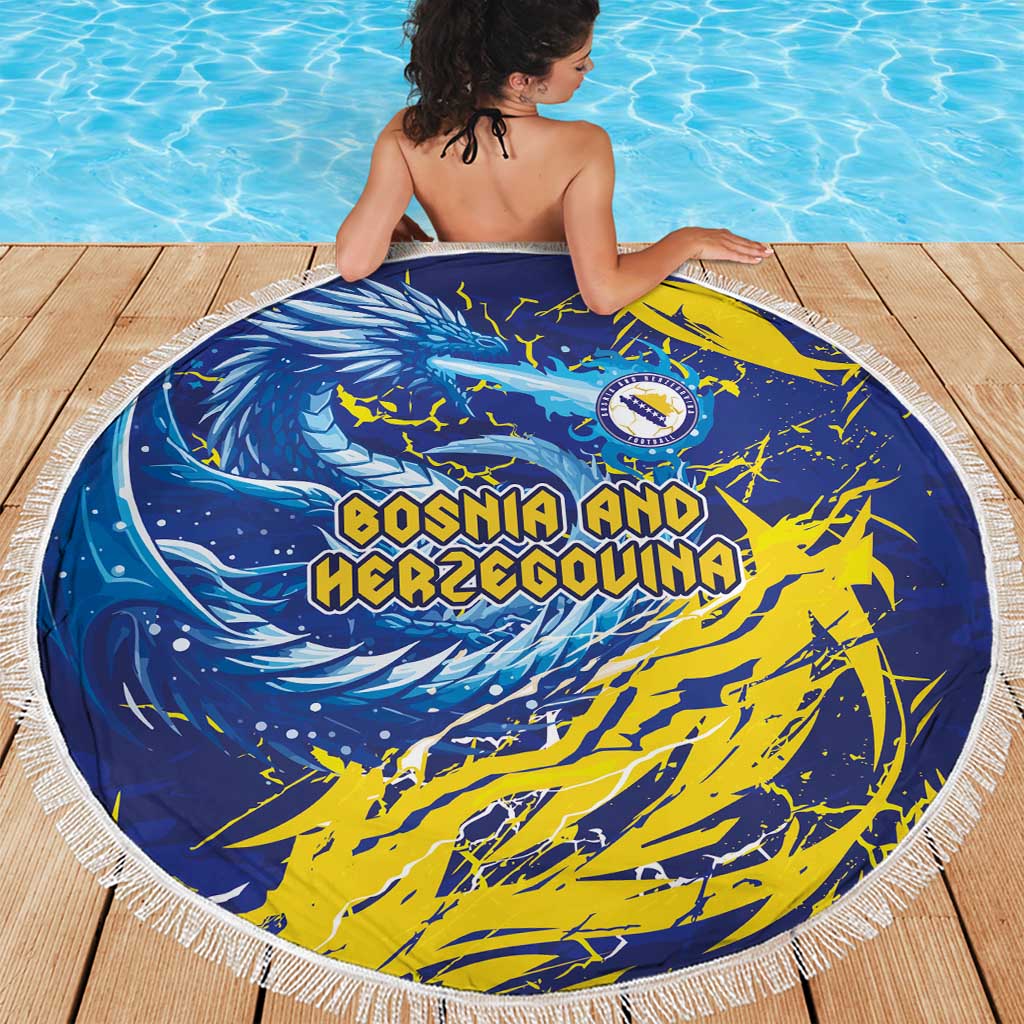 Bosnia and Herzegovina Football Beach Blanket Zmajevi Mascot Sporty Style