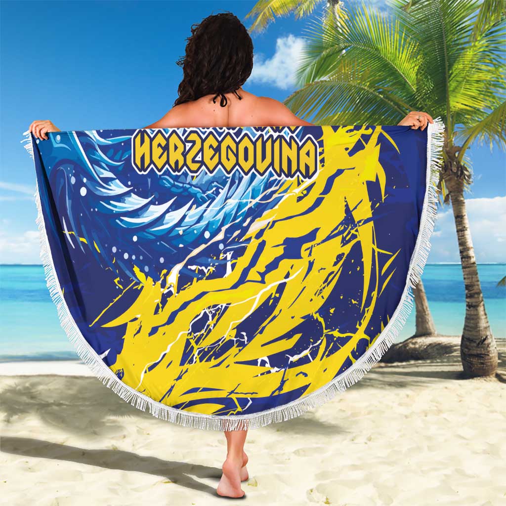 Bosnia and Herzegovina Football Beach Blanket Zmajevi Mascot Sporty Style