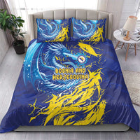 Bosnia and Herzegovina Football Bedding Set Zmajevi Mascot Sporty Style
