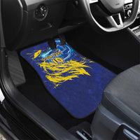 Custom Bosnia and Herzegovina Football Car Mats Zmajevi Mascot Sporty Style
