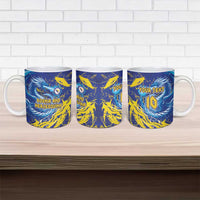 Custom Bosnia and Herzegovina Football Ceramic Mug Zmajevi Mascot Sporty Style