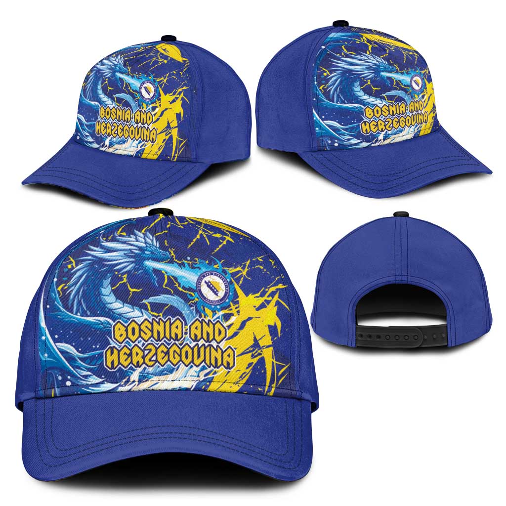 Bosnia and Herzegovina Football Classic Cap Zmajevi Mascot Sporty Style