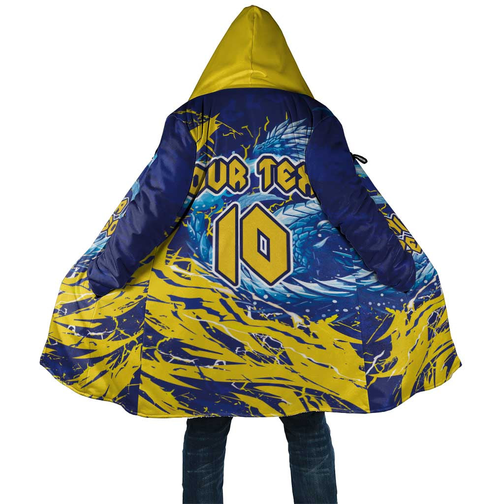 Custom Bosnia and Herzegovina Football Cloak Zmajevi Mascot Sporty Style