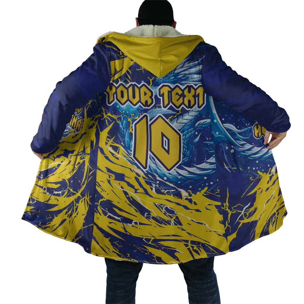 Custom Bosnia and Herzegovina Football Cloak Zmajevi Mascot Sporty Style