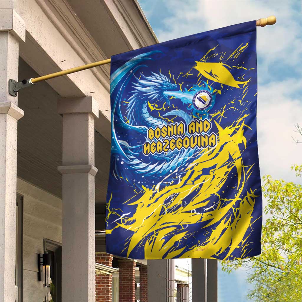 Bosnia and Herzegovina Football Garden Flag Zmajevi Mascot Sporty Style