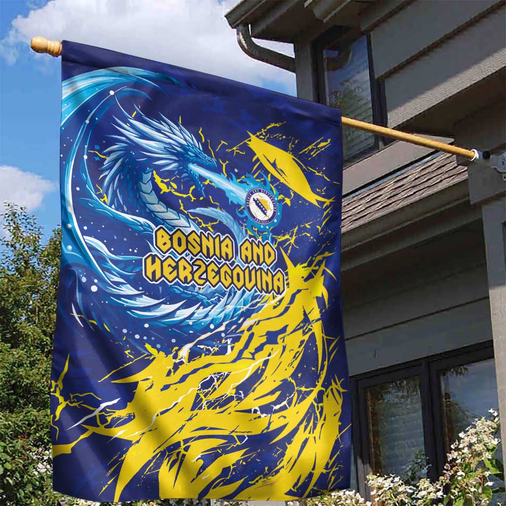Bosnia and Herzegovina Football Garden Flag Zmajevi Mascot Sporty Style