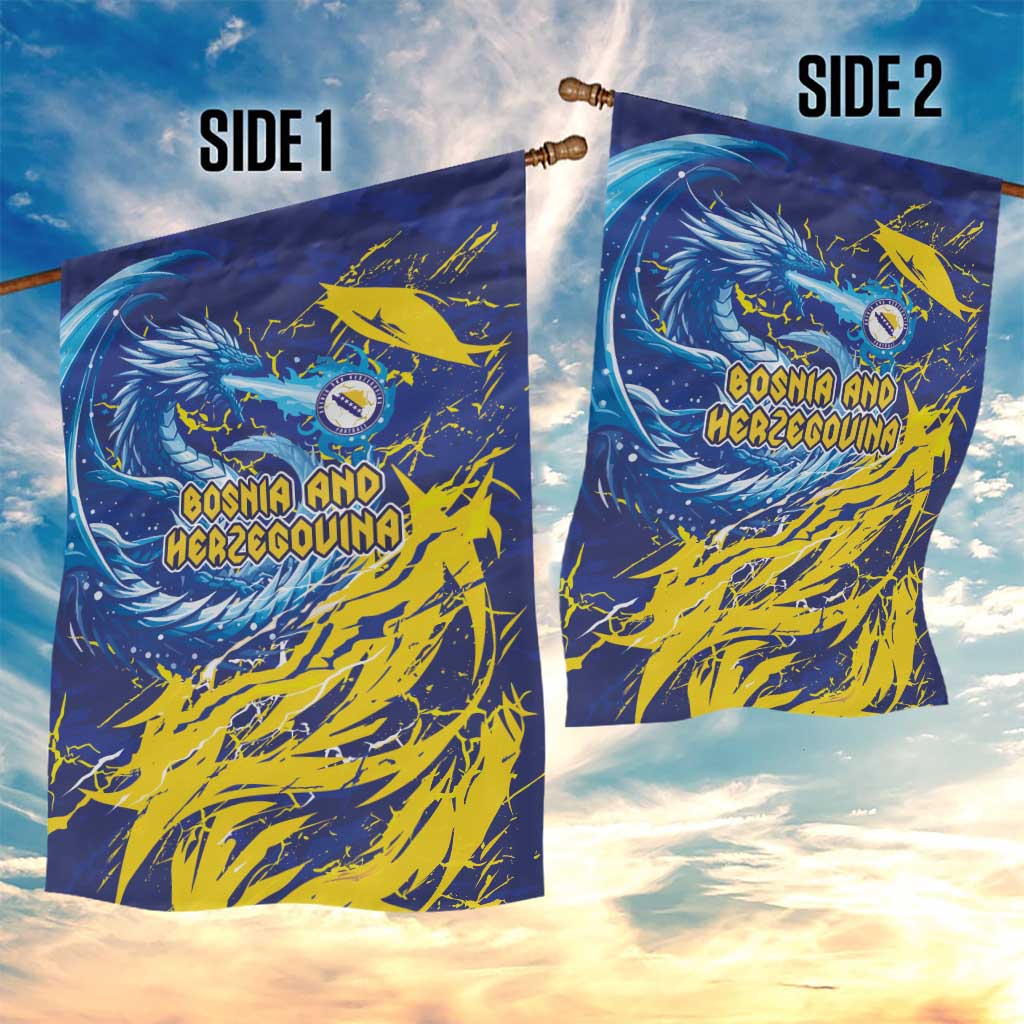 Bosnia and Herzegovina Football Garden Flag Zmajevi Mascot Sporty Style