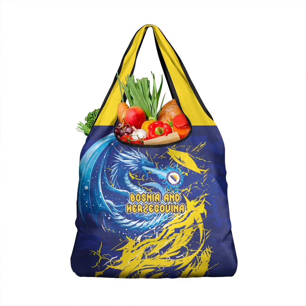 Bosnia and Herzegovina Football Grocery Bag Zmajevi Mascot Sporty Style