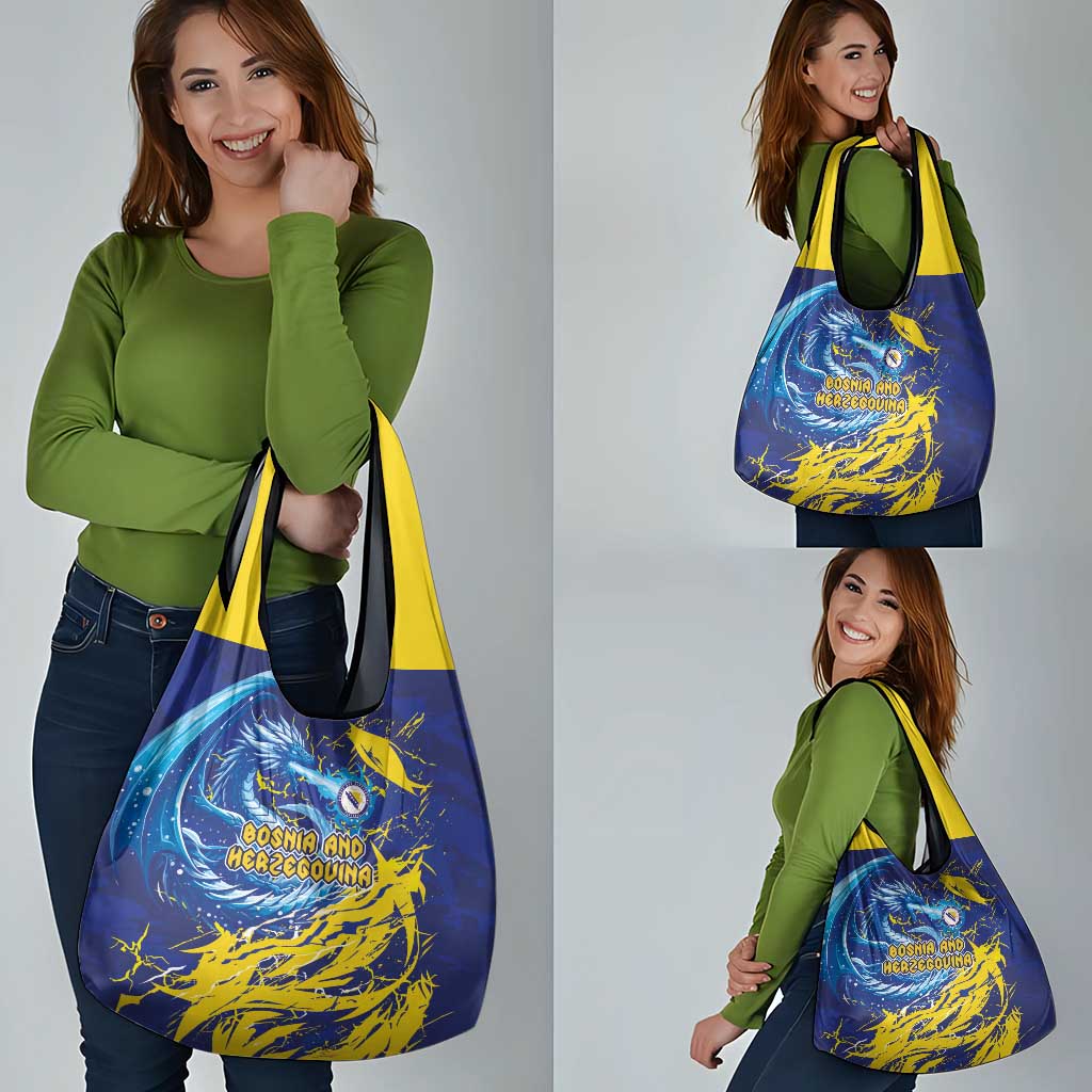 Bosnia and Herzegovina Football Grocery Bag Zmajevi Mascot Sporty Style