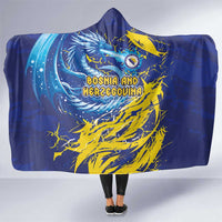 Bosnia and Herzegovina Football Hooded Blanket Zmajevi Mascot Sporty Style