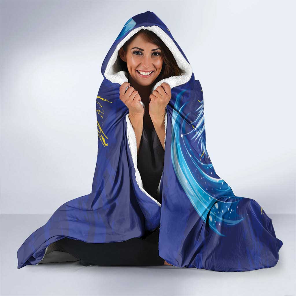 Bosnia and Herzegovina Football Hooded Blanket Zmajevi Mascot Sporty Style