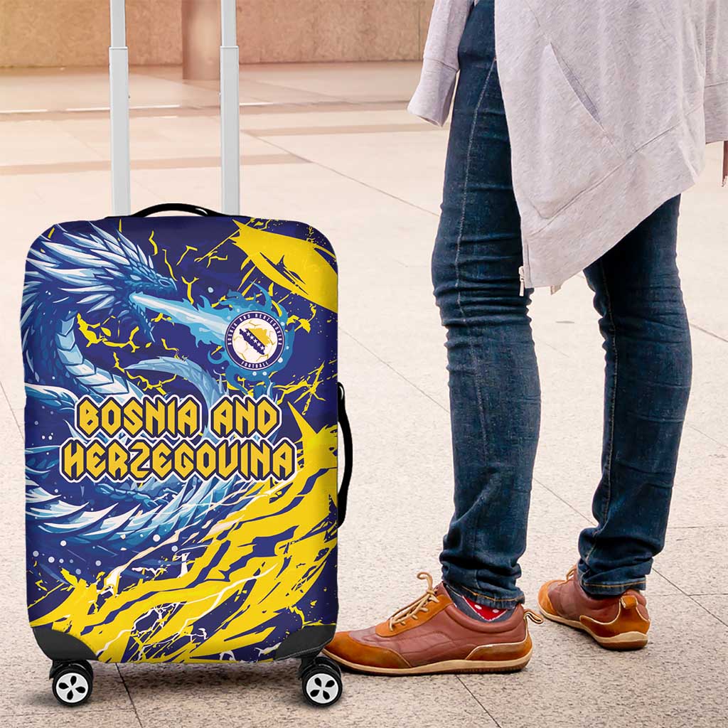 Bosnia and Herzegovina Football Luggage Cover Zmajevi Mascot Sporty Style