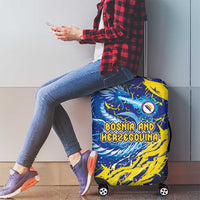 Bosnia and Herzegovina Football Luggage Cover Zmajevi Mascot Sporty Style