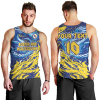 Custom Bosnia and Herzegovina Football Men Tank Top Zmajevi Mascot Sporty Style