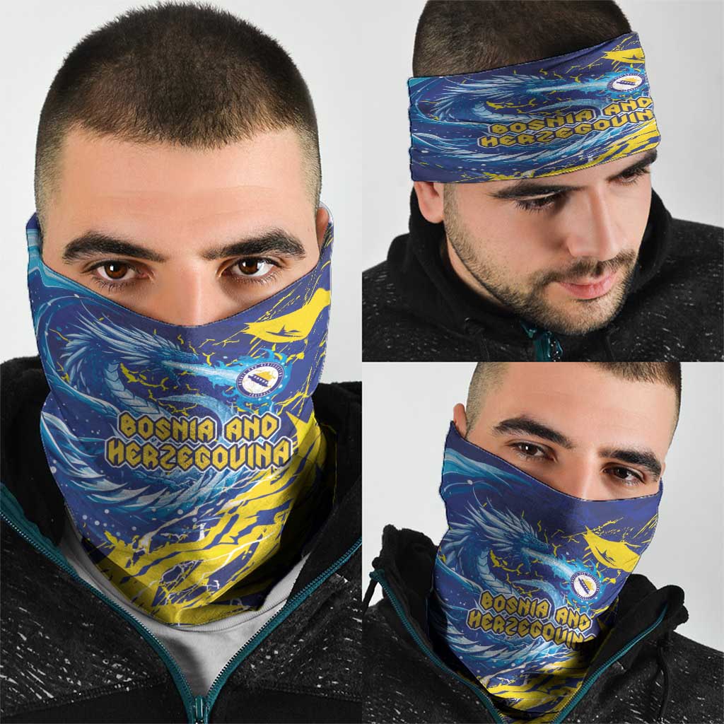 Bosnia and Herzegovina Football Neck Gaiter Zmajevi Mascot Sporty Style
