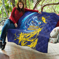 Bosnia and Herzegovina Football Quilt Zmajevi Mascot Sporty Style