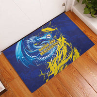 Bosnia and Herzegovina Football Rubber Doormat Zmajevi Mascot Sporty Style