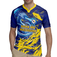 Custom Bosnia and Herzegovina Football Rugby Jersey Zmajevi Mascot Sporty Style