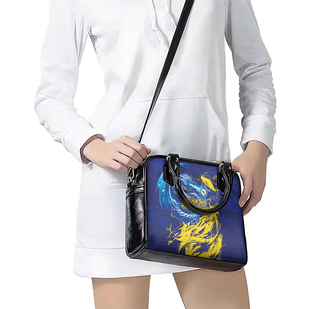 Bosnia and Herzegovina Football Shoulder Handbag Zmajevi Mascot Sporty Style