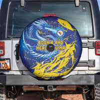 Bosnia and Herzegovina Football Spare Tire Cover Zmajevi Mascot Sporty Style