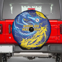 Bosnia and Herzegovina Football Spare Tire Cover Zmajevi Mascot Sporty Style