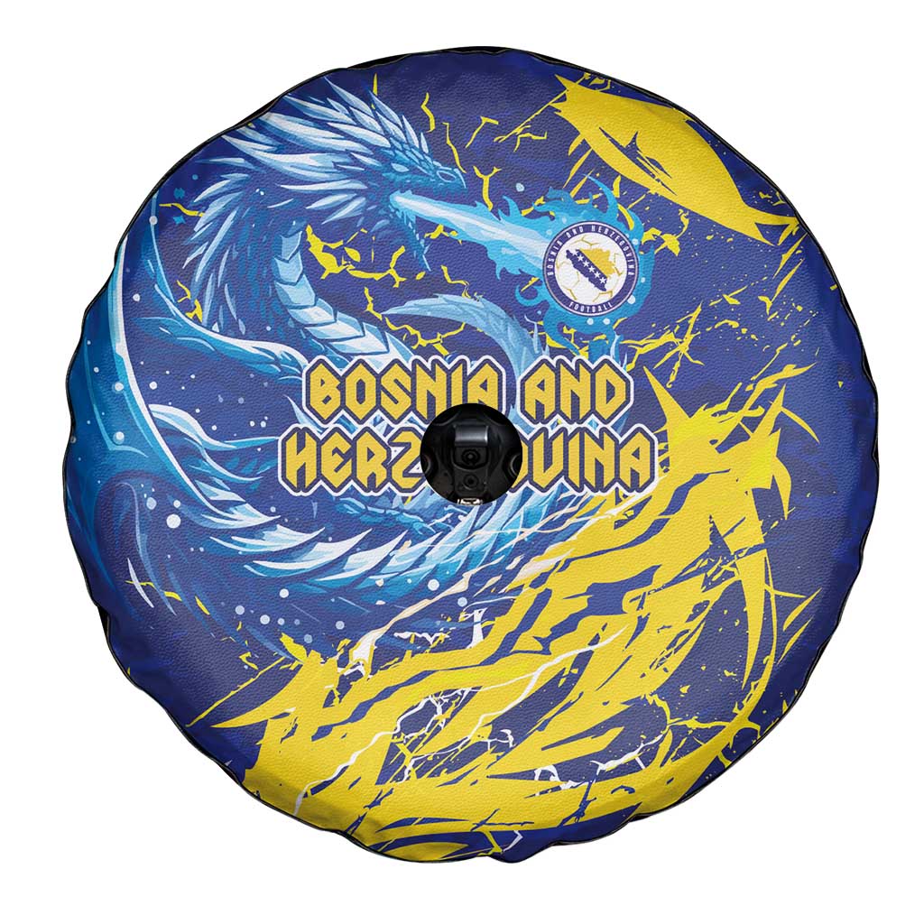 Bosnia and Herzegovina Football Spare Tire Cover Zmajevi Mascot Sporty Style